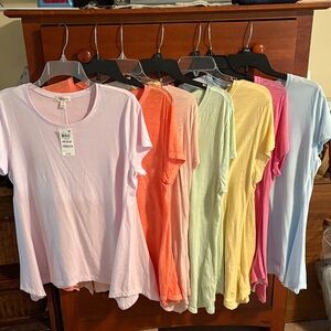 Colorful Women's T-Shirt Set